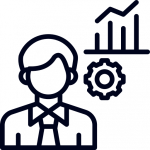 Icono de gráfico o documento para consultoría técnica en drones