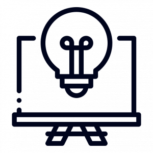 Icono de birrete representando formación de pilotos de drones